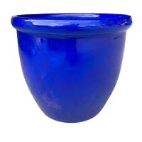 352 Decor Pot Gloss Blue