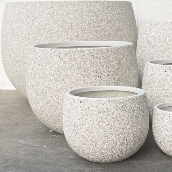 Mega Belly Pot White Pebble [Sz:XSmall]