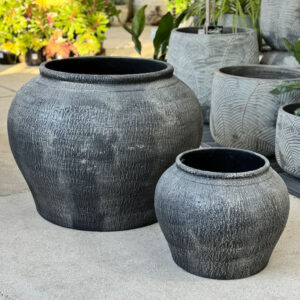 CRETE Belly Pot Black [Sz:Small]
