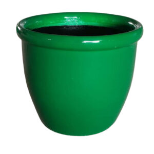 352 Decor Pot Gloss Dark Green [Sz:Small]