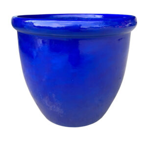 352 Decor Pot Gloss Blue [Sz:Small]