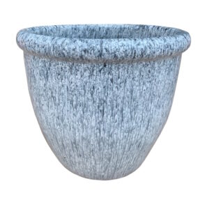 352 Decor Pot Gloss Speckled Grey [Sz:Small]
