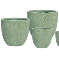 Helix Egg Pot Green