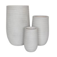 urbanLITE Bamboo U Pot White